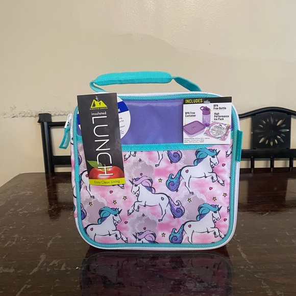 Unicorn Lunch Box Combo with accessories,New - Picture 2 of 9